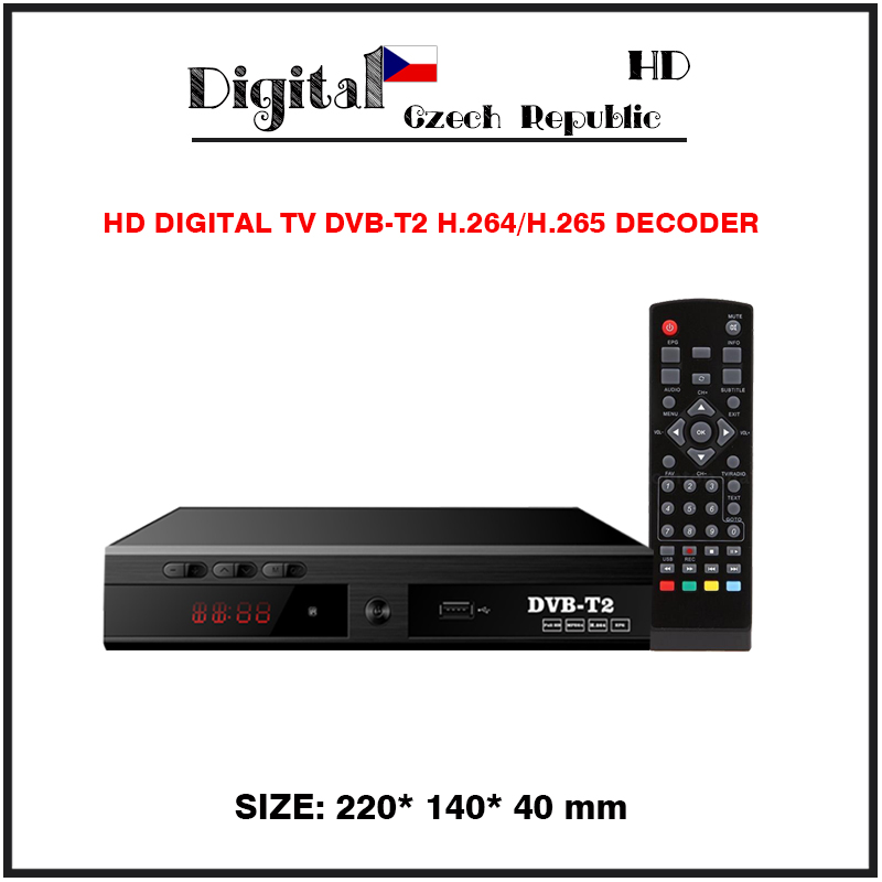 Romania hot selling new design hd digital tv receiver dvb-t2 tuner