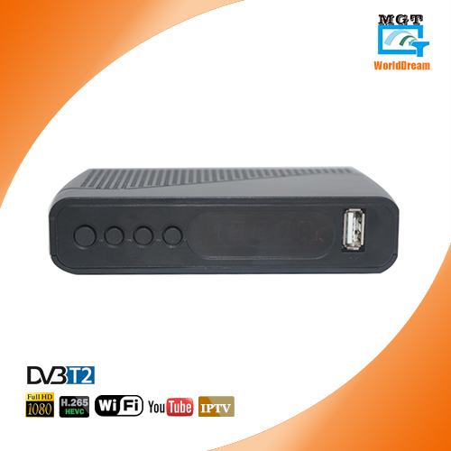 Smaller size mini dvb-t2 hd digital tv reciever