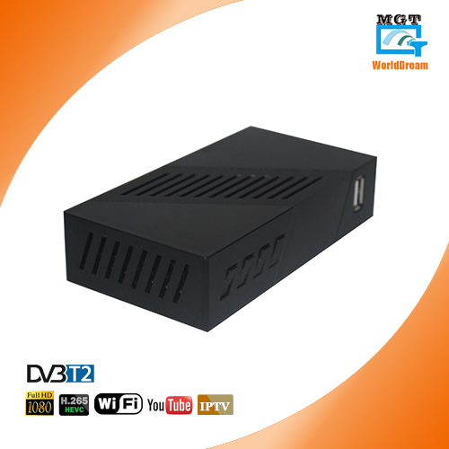 2019 new model full hd 1080p wifi youtube iptv h.265 DVB-T2 TV set top box